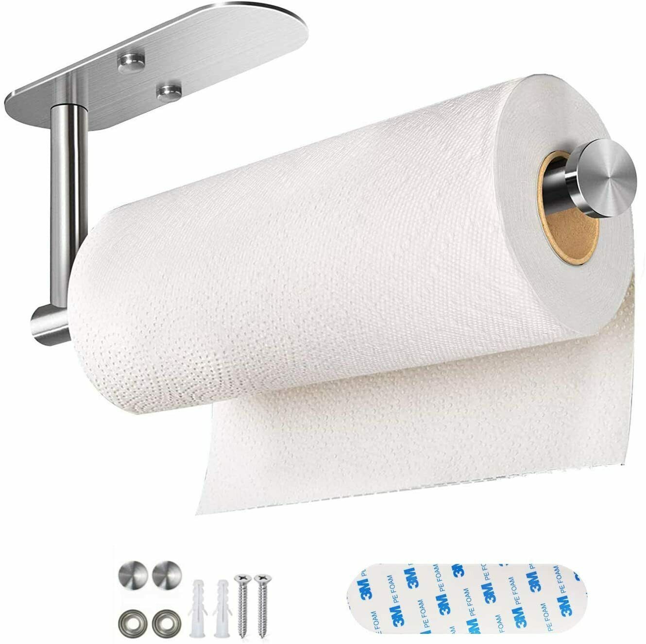Self Adhesive Paper Towel Holder Under Kitchen Cabinet,paper Towel