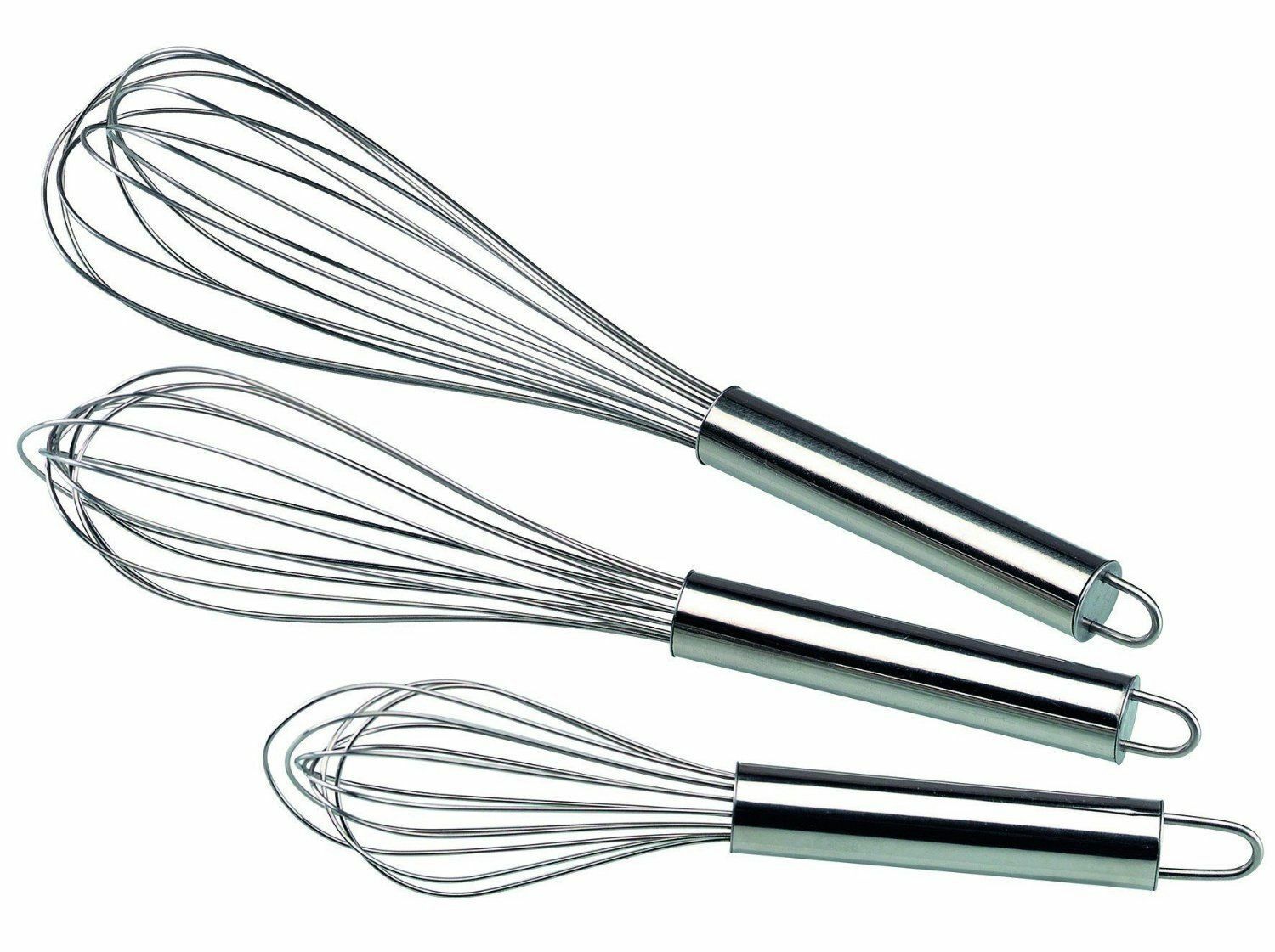 Professional Stainless Steel Balloon Whisk - 12-Inch Steel Wire Whisk Is  Perfect