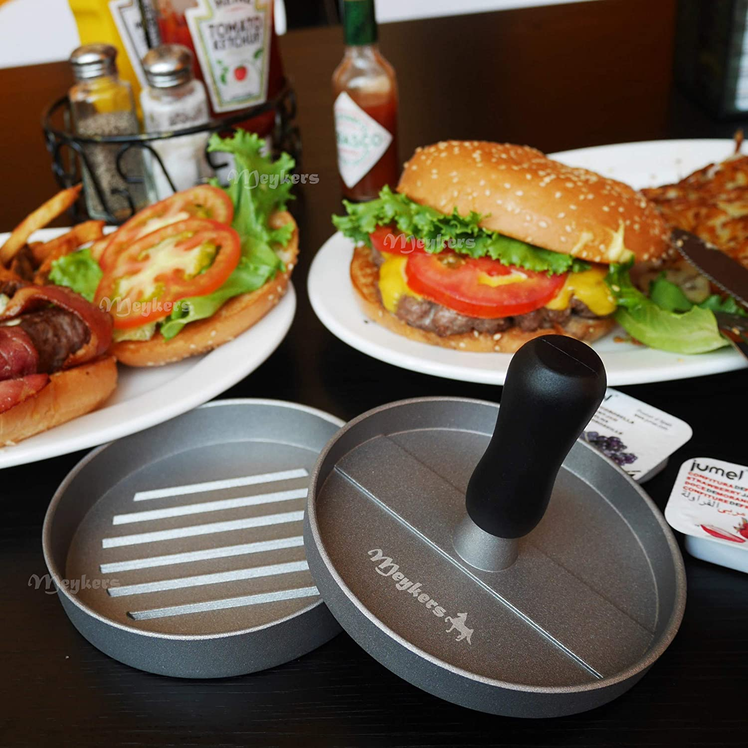 Non-Stick Burger Press With Free 100 Parchment Paper Sheets