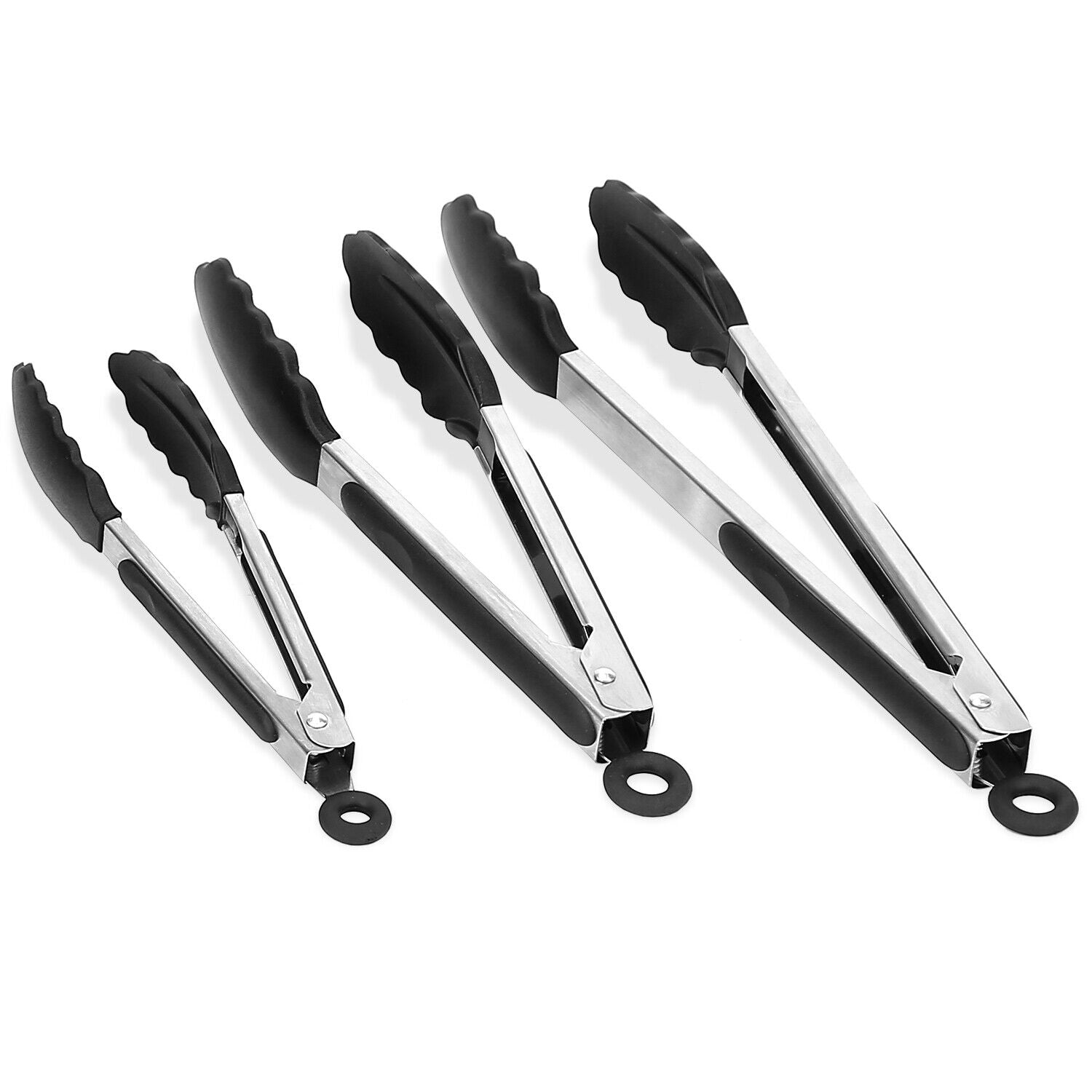 3 Pack Stainless Steel  Cooking Tongs Set