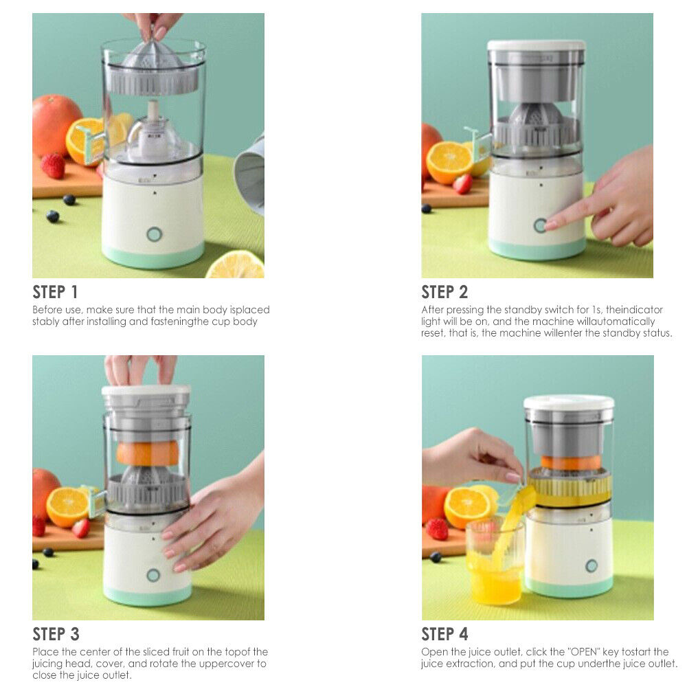 Hands Free Rechargeable Electric Citrus Juicer